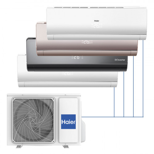 Настенная мульти-сплит-система Haier Lightera New на 4 комнаты