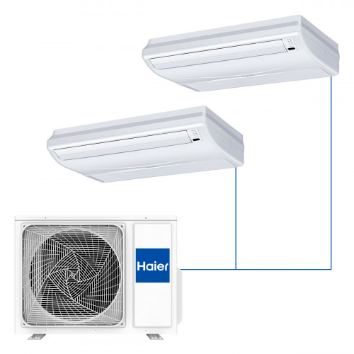 Напольно-потолочная мульти-сплит-система Haier R32 на 2 комнаты