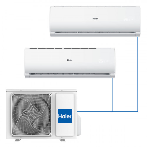 Настенная мульти-сплит-система Haier Leader 2023 на 2 комнаты