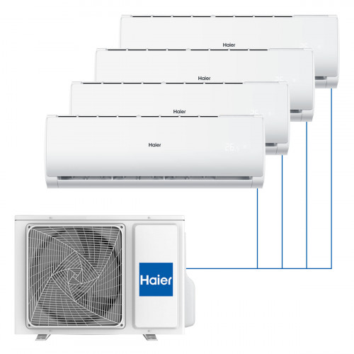 Настенная мульти-сплит-система Haier Leader 2023 на 4 комнаты