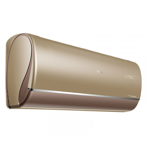 Инверторный кондиционер золотистого цвета Haier AS18NS6ERA-G
